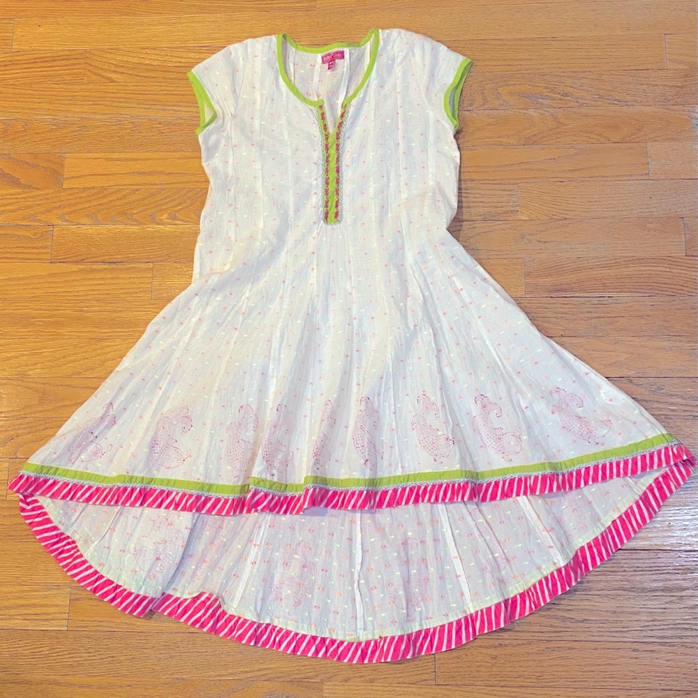 Biba Girl's Indian Boho Kurta, short sleeves